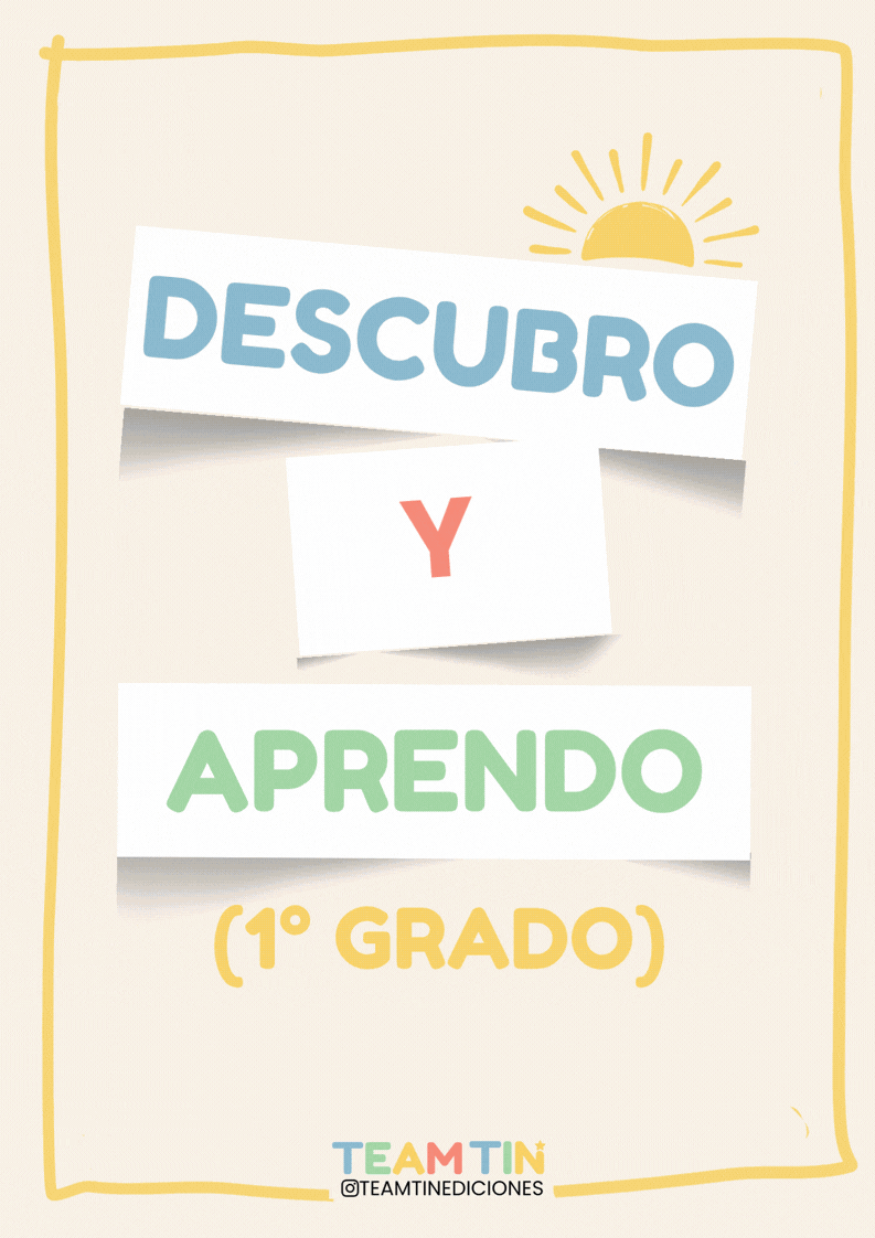 Vista animada del interior de Descubro y Aprendo 1° Grado